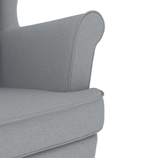 vidaXL Cadeira de baloiço 74x90x102 cm tecido cinzento-claro vidaXL Cadeira de baloiço 74x90x102 cm tecido cinzento-claro