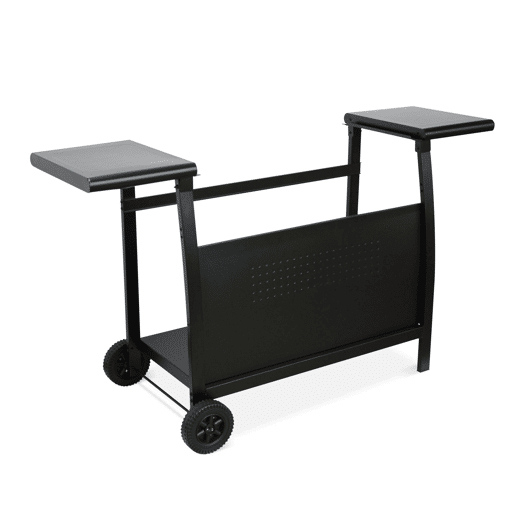 Carrinho grelhador 4 queimadores aço, Desserte pour plancha Porthos 4 brûleurs, Preto, 139x55x80 cm