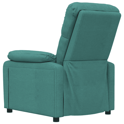 vidaXL Poltrona reclinável tecido verde-escuro vidaXL Poltrona reclinável tecido verde-escuro