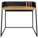 1 escritorio de madera y metal 1 escritorio de madera y metal Marrón