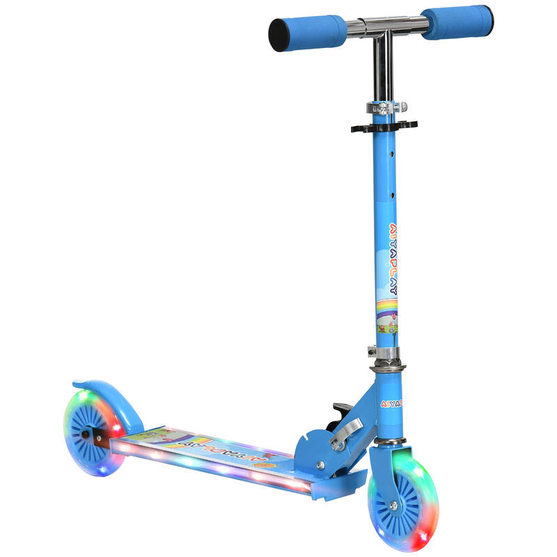 Patinete para Niño Metal, PP, Plástico, Espuma HOMCOM