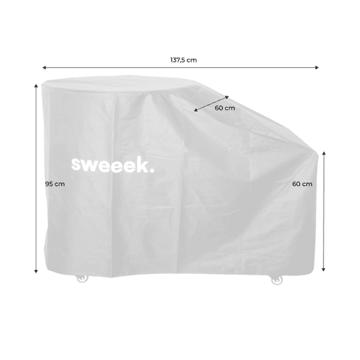 Capa para braseiro Stromboli, Capa Stromboli, Preto, 137.5x60x95 cm