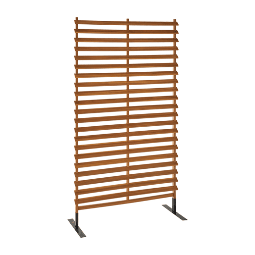 Biombo dobrável de madeira para exterior, 100cm, interiorexterior, Parada 100cm, Madeira, 100x40x180 cm