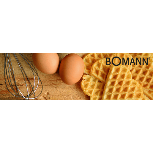 Bomann WA 5018 CB Máquina de Waffles, 5 Waffles em Forma de Coração, Placas Anti-aderentes, 1200, Branco