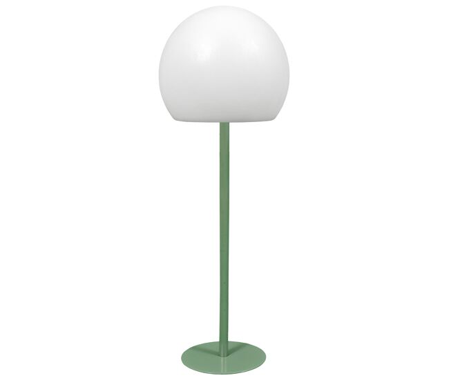 Lámpara de sobremesa led isis de terracota y verde