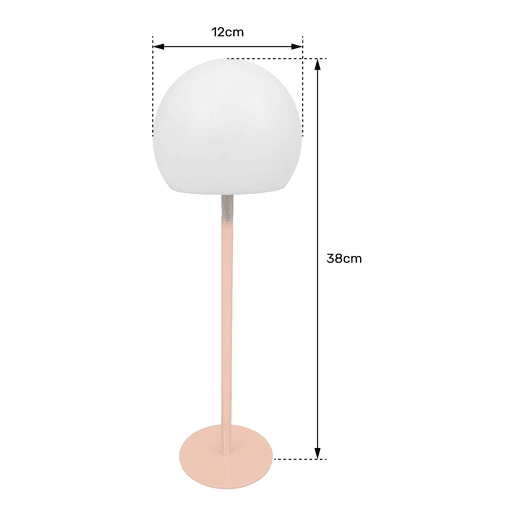 Candeeiro de mesa LED verde ISIS