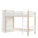 Litera infantil de madera de pino Litera infantil de madera de pino Natural/ Blanco