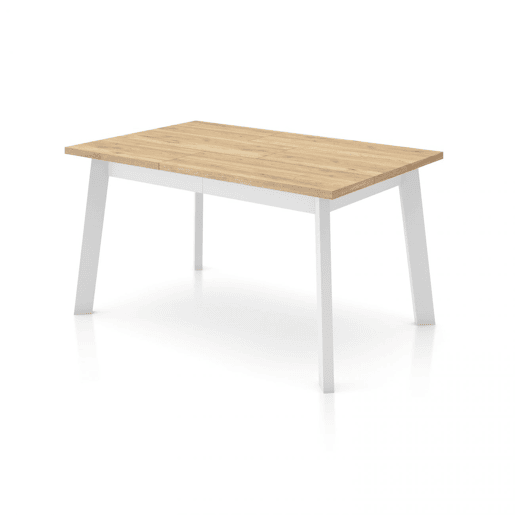 Mesa de jantar Naira 140 Carvalho branco 141 x 74 x 90 cm