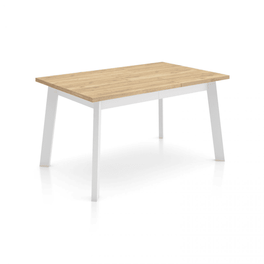 Mesa de jantar Naira 140 Carvalho branco 141 x 74 x 90 cm