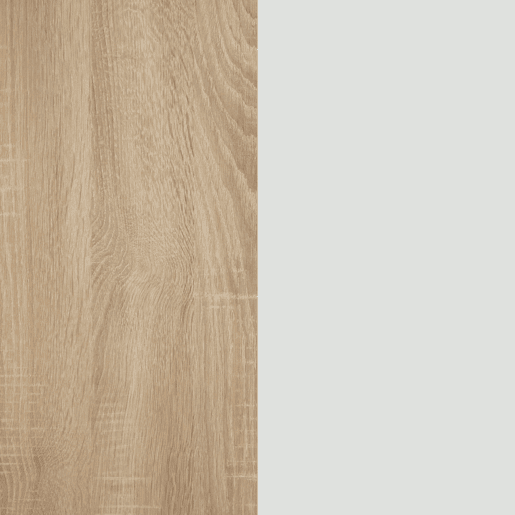 Mesa de jantar Naira 140 Carvalho branco 141 x 74 x 90 cm