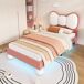 Cama infantil de terciopelo Cama infantil de terciopelo Rosa