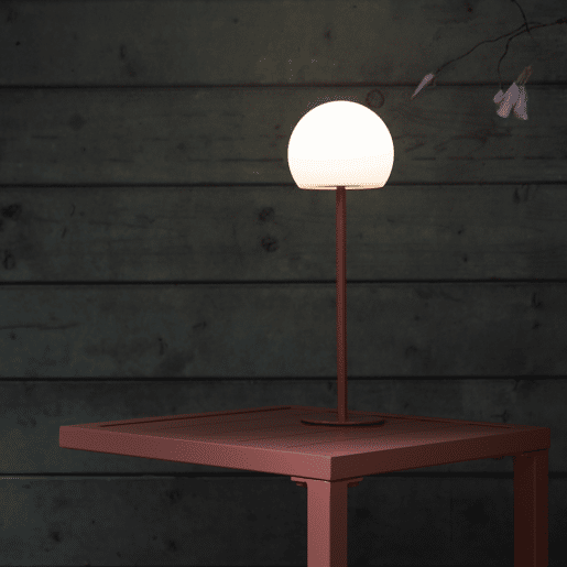 Candeeiro de mesa LED ISIS em terracota