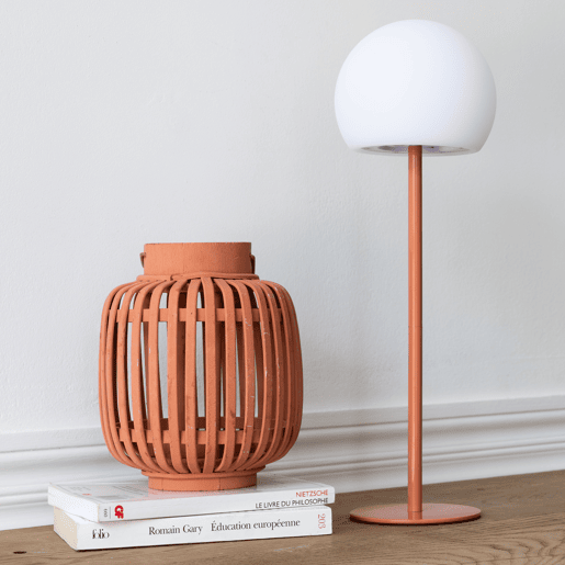 Candeeiro de mesa LED ISIS em terracota
