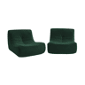 Sofá modular de veludo de 2 lugares, Sokol veludo, Verde, 91x105x72 cm