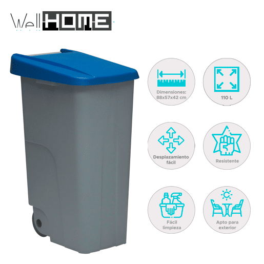 Recipiente de Reciclagem Well Home 110 Recipiente de Reciclagem Well Home 110
