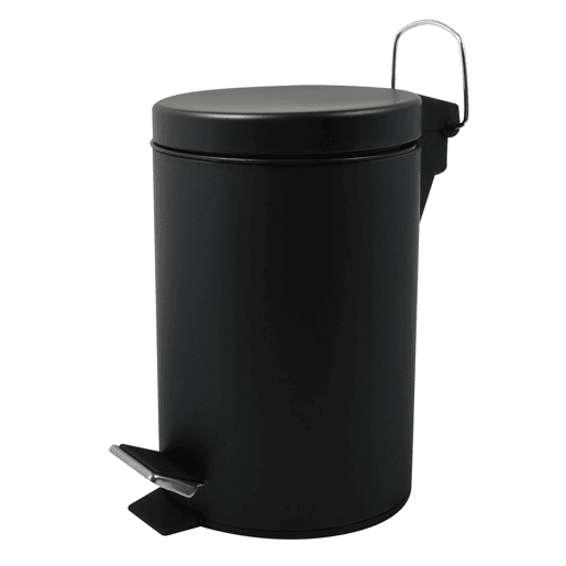 Lixeira preta Well Home