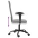 Silla sillón ordenador oficina asiento estudio altura regulable Silla sillón ordenador oficina asiento estudio altura regulable Gris