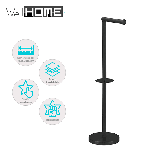 Suporte para papel higiênico Well Home