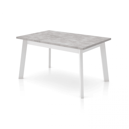 Mesa de jantar Naira 140 Cemento Blanco 141 x 74 x 90 cm