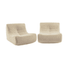 Sofá modular de veludo de 2 lugares, Sokol veludo, Beige, 91x105x72 cm