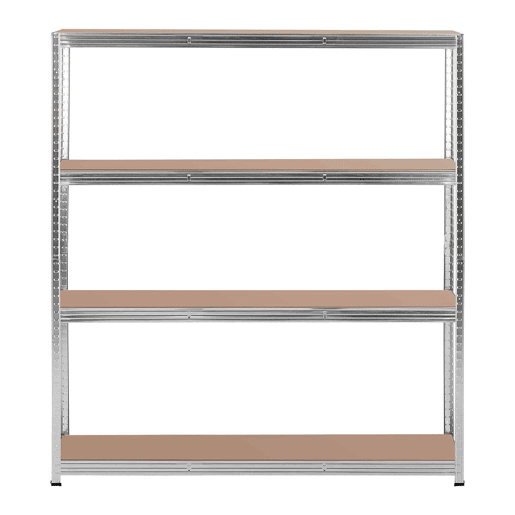 Prateleira para carga pesada 160 x 40 x 180 cm suporta 4 x 150 kg ferramentas robustas para oficina de garagem cinza 14_0005179 Prateleira para carga pesada 160 x 40 x 180 cm suporta 4 x 150 kg ferramentas robustas para oficina de garagem cinza 14_0005179