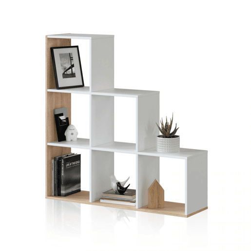 Estantes Lua Artik White (Branco mate) - Carvalho canadiano 108 x 110 x 28 cm Estantes Lua Artik White (Branco mate) - Carvalho canadiano 108 x 110 x 28 cm
