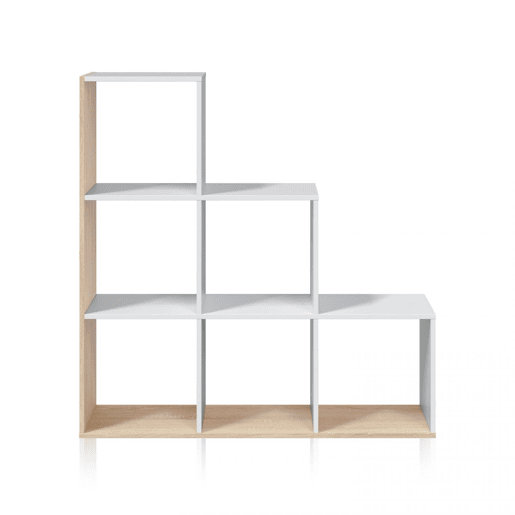 Estantes Lua Artik White (Branco mate) - Carvalho canadiano 108 x 110 x 28 cm Estantes Lua Artik White (Branco mate) - Carvalho canadiano 108 x 110 x 28 cm