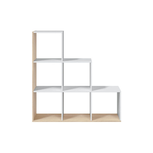 Estantes Lua Artik White (Branco mate) - Carvalho canadiano 108 x 110 x 28 cm Estantes Lua Artik White (Branco mate) - Carvalho canadiano 108 x 110 x 28 cm
