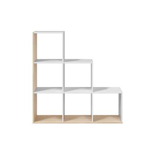 Estantes Lua Artik White (Branco mate) - Carvalho canadiano 108 x 110 x 28 cm Estantes Lua Artik White (Branco mate) - Carvalho canadiano 108 x 110 x 28 cm