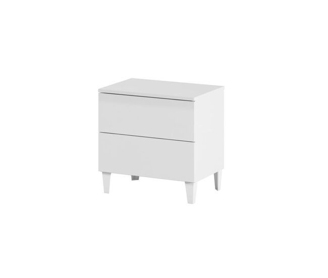 Mesita de noche Loft Blanco Brillo 50 x 49 x 34 cm