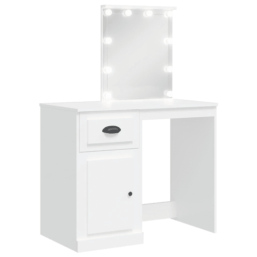 Penteadeira - Toucador com luzes LED 90x42x132,5 cm branco