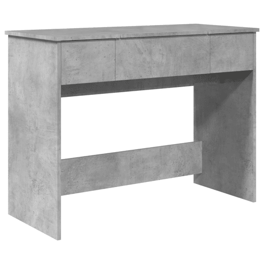 Penteadeira - Toucador com espelho 100x45x76 cm cinzento cimento