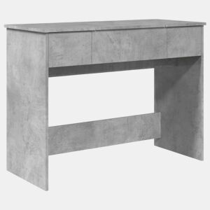 Penteadeira - Toucador com espelho 100x45x76 cm cinzento cimento