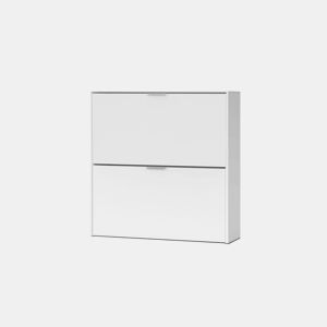 Sapateira Basic 2 portas Branco 75 x 76 x 22 cm