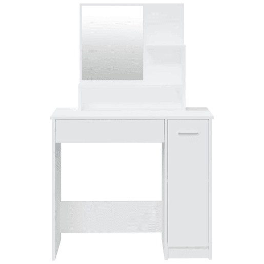 Conjunto Penteadeira - Toucador 86,5x35x136 cm branco