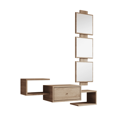 Móvel de entrada Hall de entrada Sonoma 99,5x22x145 1 gaveta Neo Muebles Bonitos