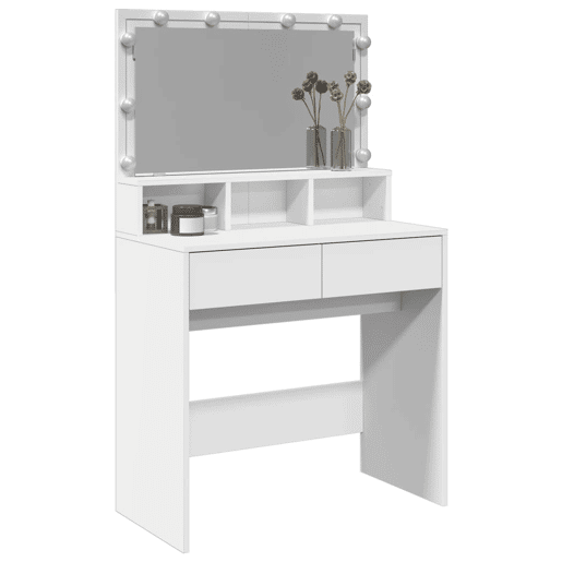 Penteadeira - Toucador com LED 80x41x134,5 cm branco