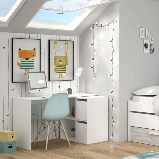 Secretária multiposições Adapta Artik White (Branco mate) 120 x 74 x 77 cm Secretária multiposições Adapta Artik White (Branco mate) 120 x 74 x 77 cm