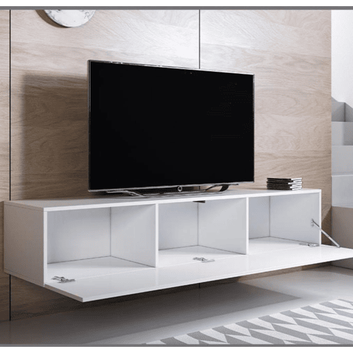 Móvel de sala Sala de estar e jantar Branco 260x40x165 3 portas Luke 7 Muebles Bonitos