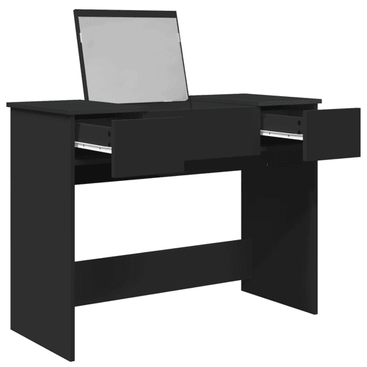 Penteadeira - Toucador com espelho 100x45x76 cm preto
