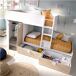 Cama tren Matt camas con armario y cajones 275x102 Cama tren Matt camas con armario y cajones 275x102 Blanco