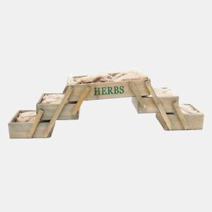 Mini jardim Cozinha ou Jardim Carvalho 71,5x15,5x18 Huerta Muebles Bonitos