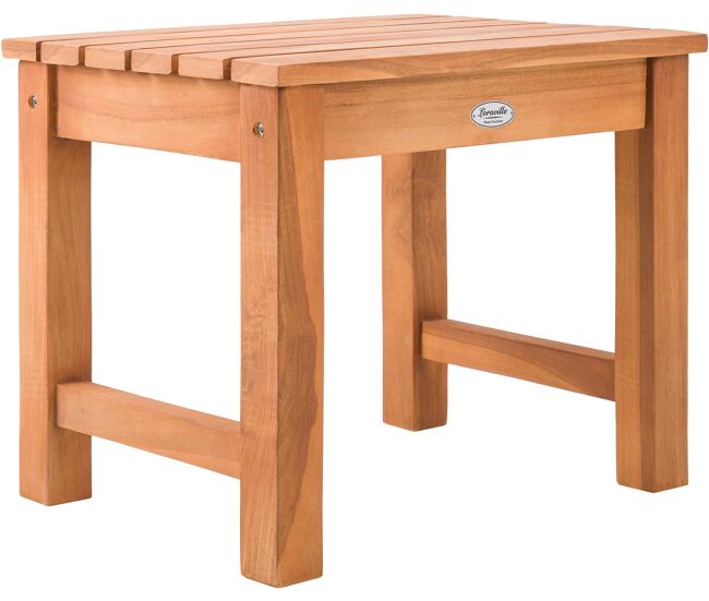 Mesa auxiliar frankton madera teca 39x51x43 cm