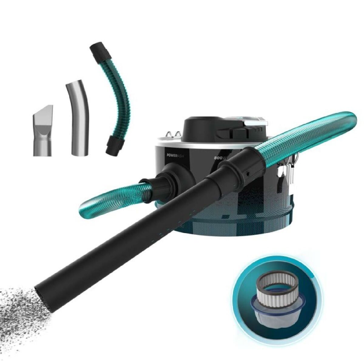 Cecotec aspirador de cenizas conga ash 2000 home
