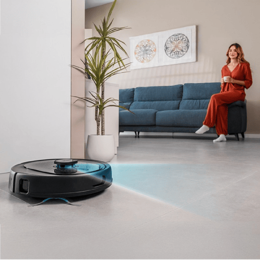 Cecotec Aspirador Robot e Limpa-Pavimentos com IA Conga 9990 AI Spin Revolution Ultra Power. 10000Pa, Navegação Inteligente