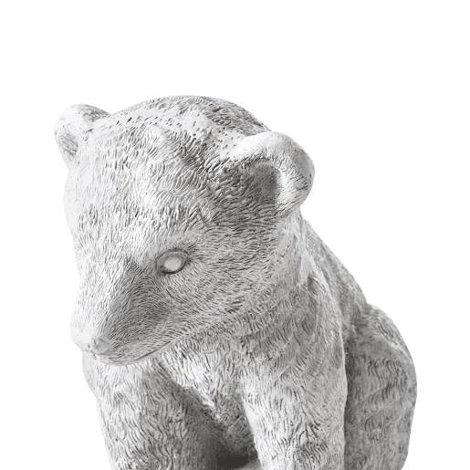 Figura decorativa de jardim BOWE Urso Cinzento