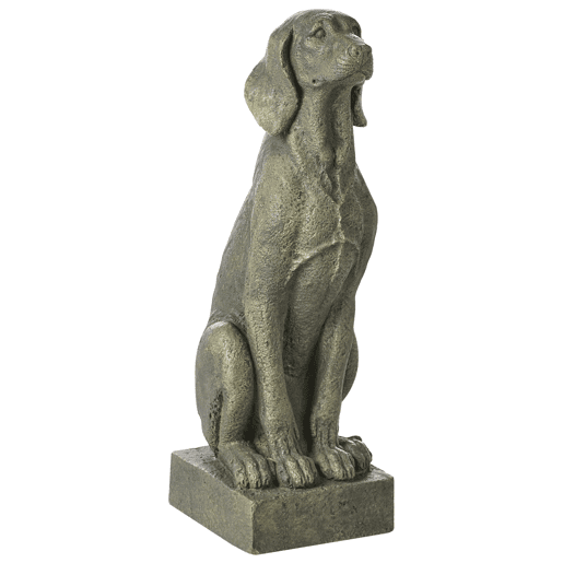 Figura decorativa de jardim NAIROBI Cão Verde