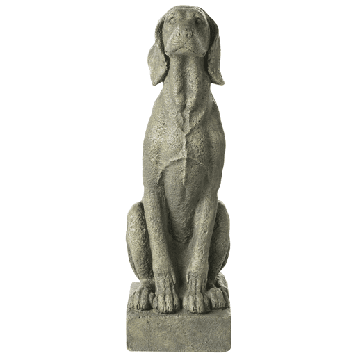 Figura decorativa de jardim NAIROBI Cão Verde