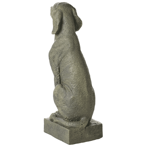 Figura decorativa de jardim NAIROBI Cão Verde