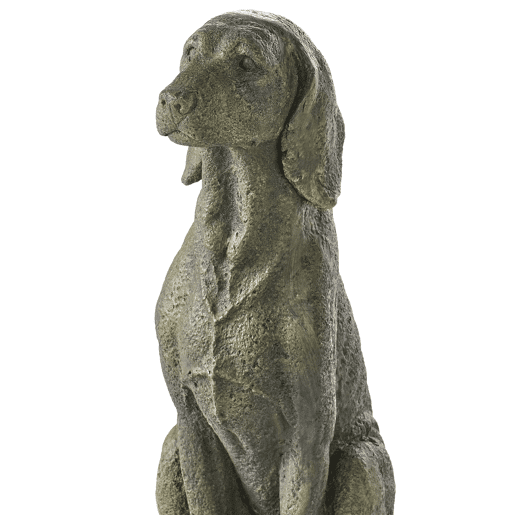 Figura decorativa de jardim NAIROBI Cão Verde